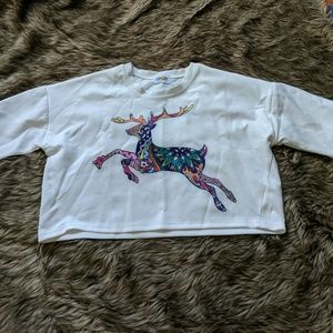 Deer crop top